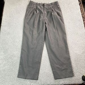 Vintage Baxter Pants Men's Business Casual Dress Gray 80's 90's 36x30